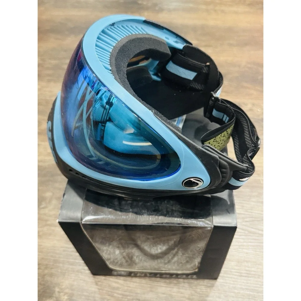 Dye Invision i4 Paintball Mask Powder Blue Black Blue Thermal Lens Goggles